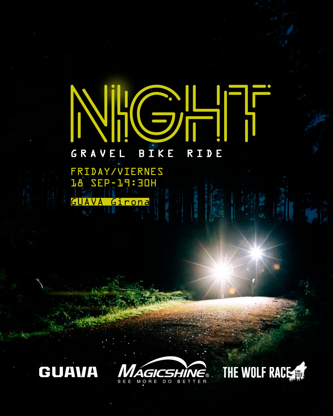 Night Gravel Bike Ride - Sept 18th